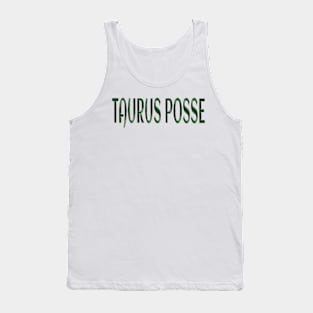 Taurus Posse - Emerald Green Effect - Double Tank Top